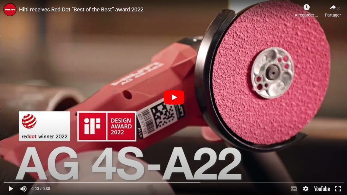 Hilti 2022 red dot video-opname