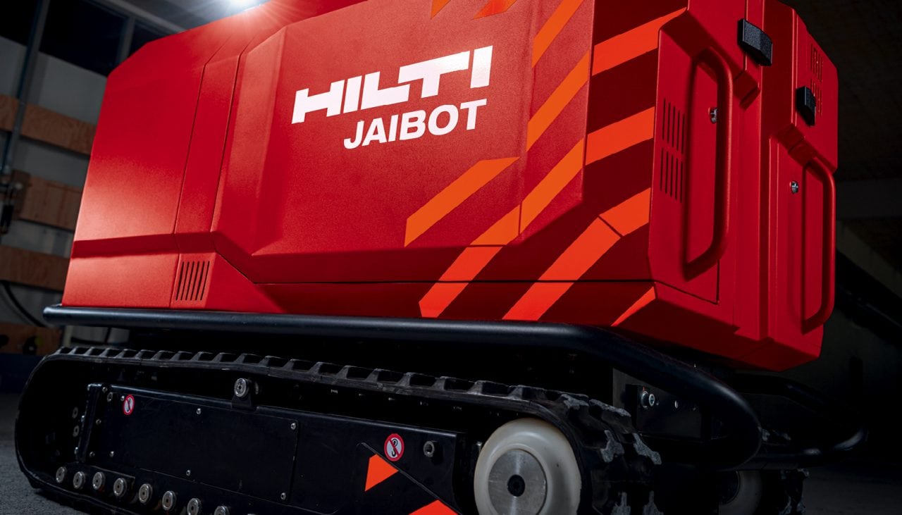 robot de perçage Jaibot sur un chantier