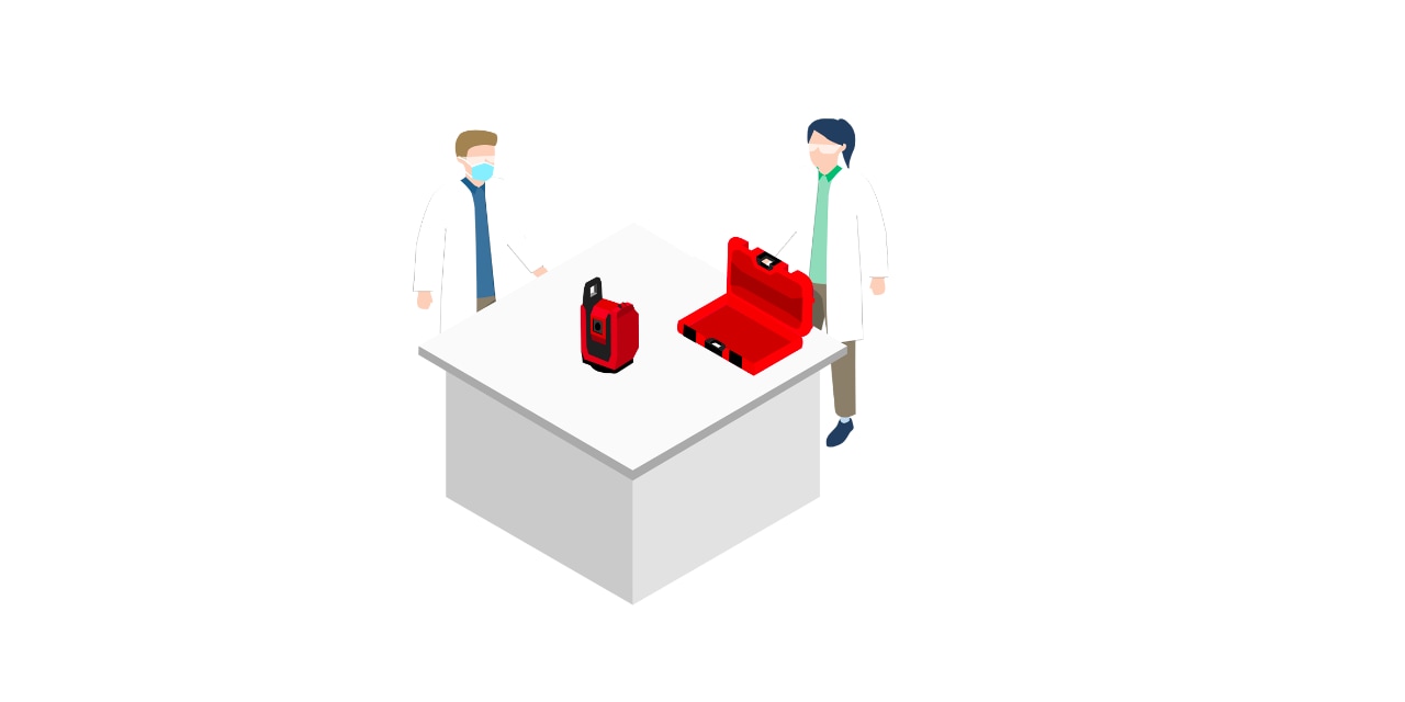 Illustration réparation de machine