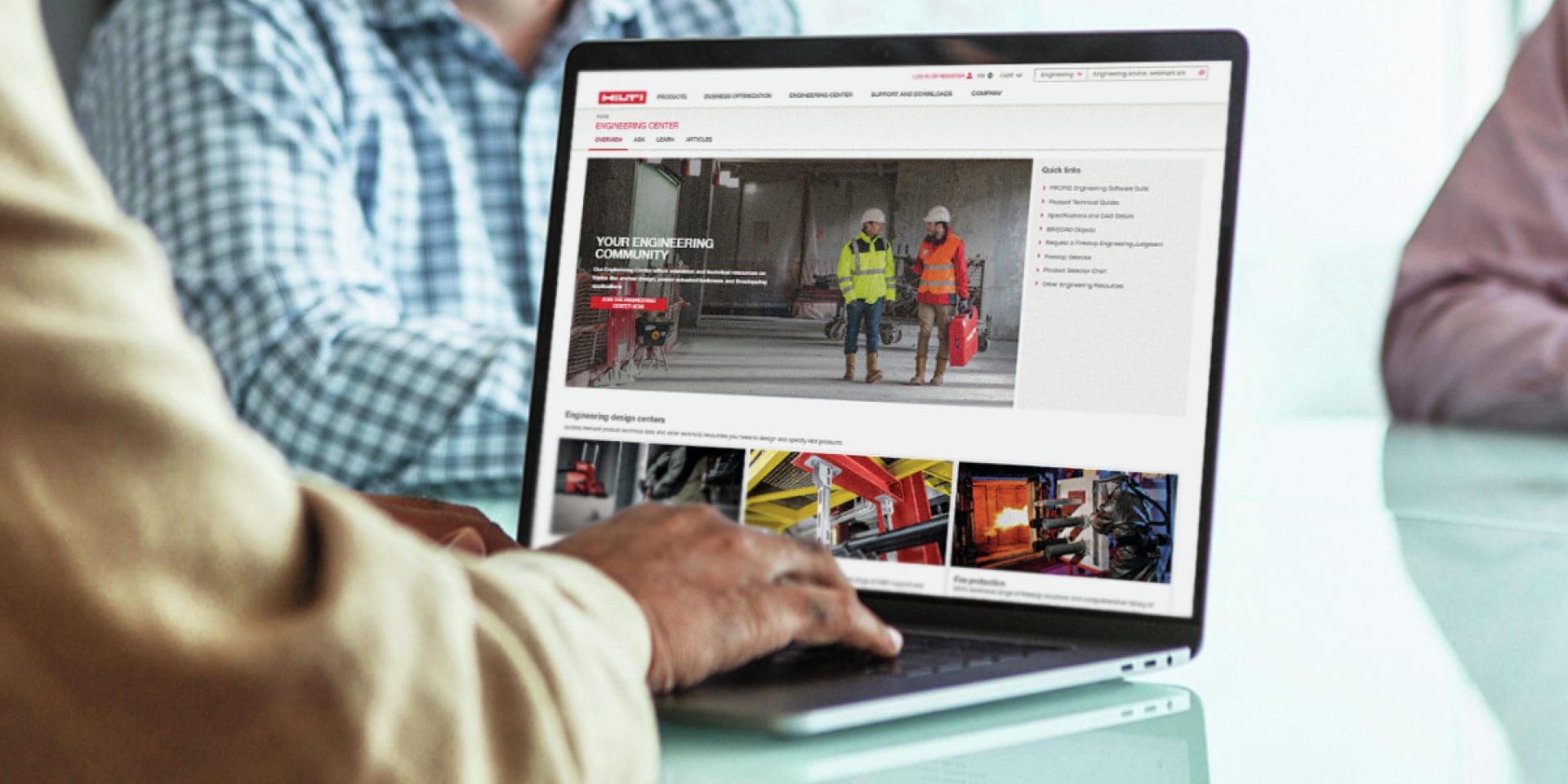 Communauté d'ingénieurs en ligne de Hilti
