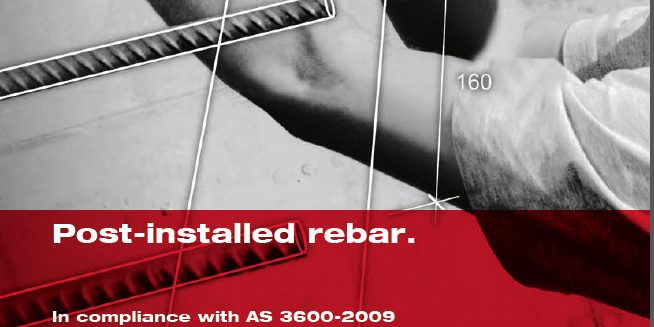 Post-installed rebar manual