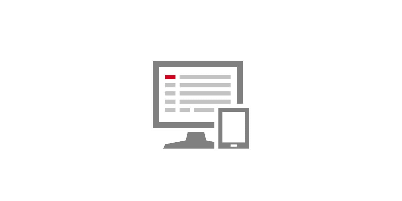 Desktop, mobile ikoon
