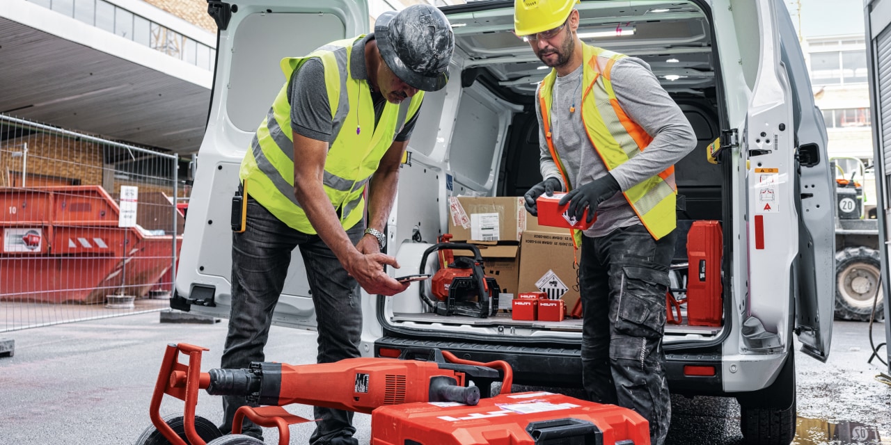 Hilti Gateway voor in de bestelwagen