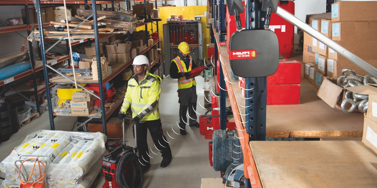 Hilti Gateway voor in het magazijn