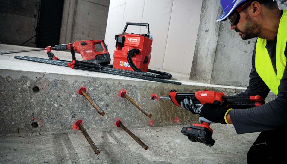 Hilti’s achteraf aangebrachte wapeningsoplossingen omvatten alles, van het ontwerp tot het testen