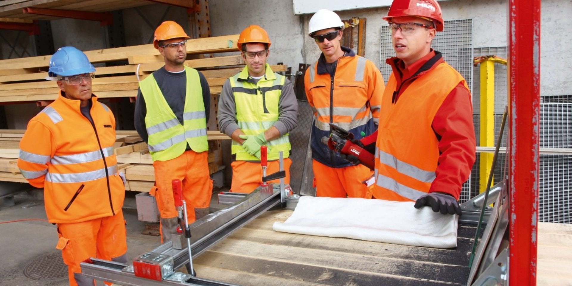 Hilti haakse slijpers veiligheidstraining