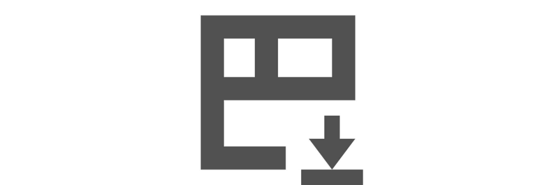 pictogram dat een download aangeeft