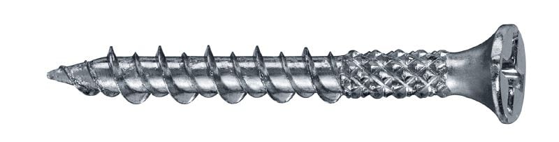 Vis pointues pour panneaux durs S-DS 10 Z M Vis en bande pour panneaux de fibres (zinguée) pour chargeur de vis SMD 57 – fixation de panneaux de fibres sur bois ou métal