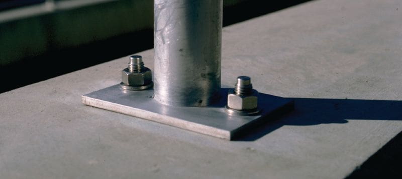 HSA-F HDG Keilnagel Keilnagel met hoge prestatievermogen voor alledaagse statische belastingen in ongescheurd beton (thermisch verzinkt) Toepassingen 1