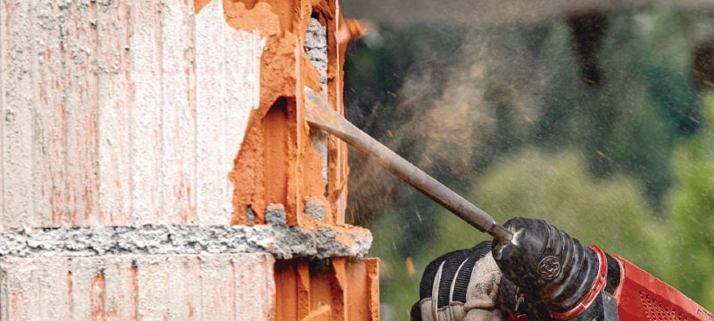 TE-C FM Vlakbeitels Ultrarobuuste SDS Plus (TE-C) platte bits voor het beitelen/kanaliseren in beton en metselwerk Toepassingen 1