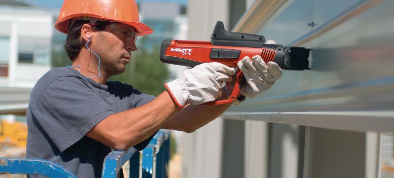6.8/18 M10 Clean-Tec kruitpatronen (lang) Set Clean-Tec-patronen, .27 kaliber lang, voor het bevestigen van metalen dakplaten met behulp van kruitschiethamers Toepassingen 1