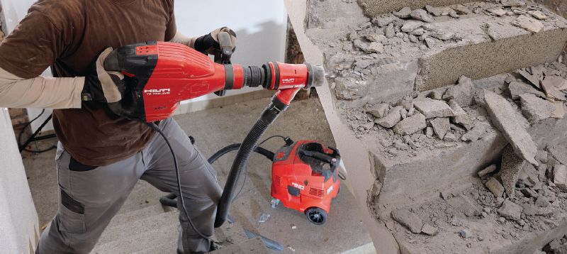 TE 700-AVR SDS Max-hak- en breekhamer Krachtige SDS Max (TE-Y) sloophamer voor zwaar beitelwerk in beton en metselwerk, met Actieve Vibratie Reductie (AVR) Toepassingen 1