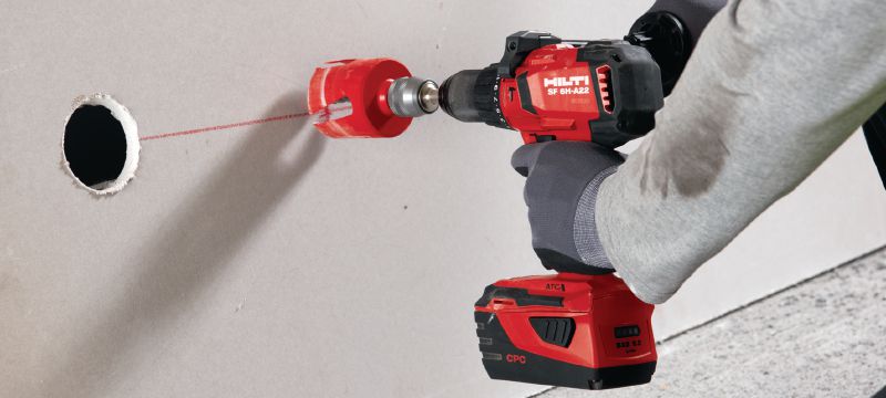 Multifunctionele gatzaag Ultieme hardmetalen gatenzaag voor het zagen van gipsplaat en metselwerk Toepassingen 1
