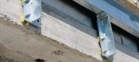 HST3-R roestvrijstalen keilnagel Ultieme keilnagel voor veeleisende statische en seismische belastingen in gescheurd beton (roestvast staal A4) Toepassingen 4