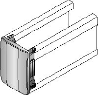 Capuchon de protection MM-E Capuchon de protection pour couvrir les extrémités des rails entretoise MM Hilti