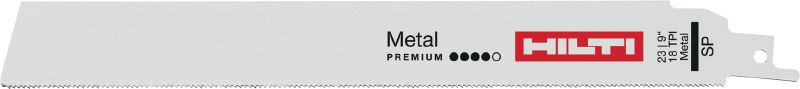 Dunne metalen reciprozaagbladen (zware toepassingen) Premium reciprozaagblad voor een lange levensduur bij zagen van metaal van 1 - 4 mm dik