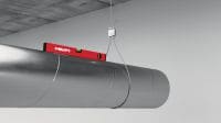 MW-L kabelvergrendeling Verstelbare kabelvergrendeling voor gebruik met hangende MW-kabel Toepassingen 1