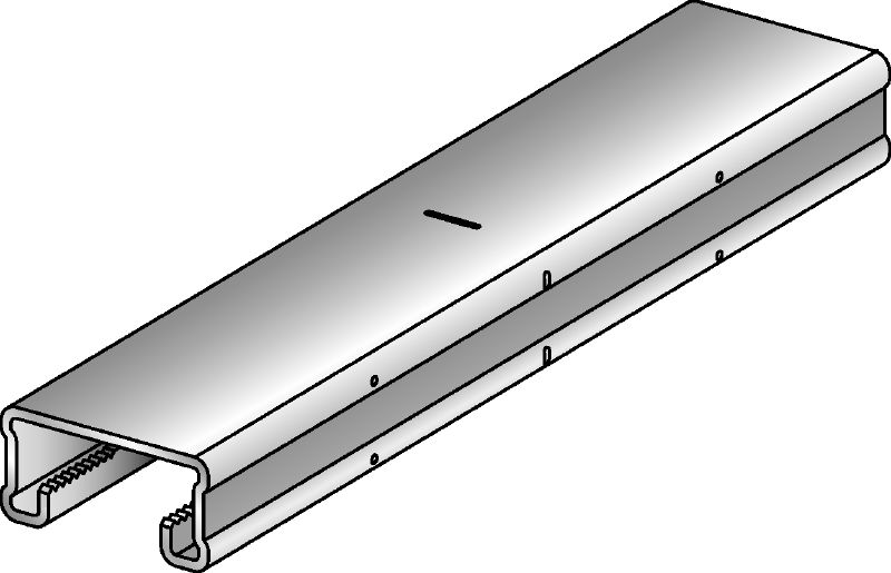 MQ-21 U-rail Montagerail (zonder uitsparingen)