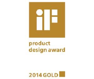                Dit product is bekroond met de "Gold" IF ontwerponderscheiding.            