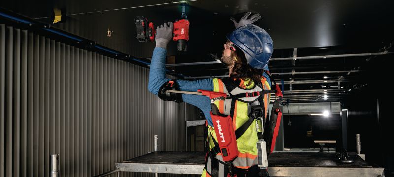 EXO-S Schouder-exoskelet Draagbaar constructie-exoskelet dat helpt om de vermoeidheid van de schouders en de nek te verminderen bij werkzaamheden boven hoofdhoogte, voor bicepsomtrek tot 40 cm (16 inch) Toepassingen 1