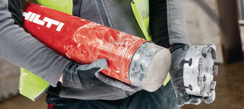 X-Fût de couronne de forage (BL) Baril de module X-Change (y compris Hilti BL fin de connexion à sortie rapide) Applications 1