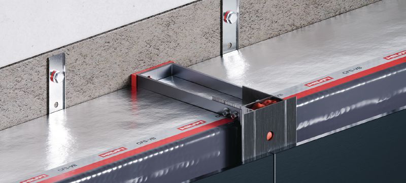 CFS-VB E60 holtebarrière 25mm luchtspleet Voorgevormde brandholte barrière voor bekleding van regenscherm met 60 minuten brandintegriteit en luchtspleten tot 25 mm Toepassingen 1