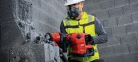 TE 500-22 snoerloze breekhamer Snoerloze SDS Max (TE-Y) breek- en beitelhamer met Actieve Vibratie Reductie om te beitelen in beton of metselwerk (Nuron accuplatform) Toepassingen 1