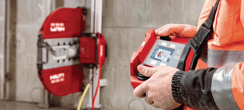 Lame de scie murale Equidist SPX MCS (60H : compatible avec Hilti et Husqvarna®) Lame de scie murale Ultimate (15 kW) pour une vitesse élevée et une plus grande durée de vie dans le béton armé (mandrin 60H) Applications 1