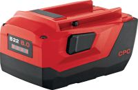 Batterie 22 V B22 8.0 Batterie Li-ion 22 V 8,0 Ah de très haute qualité pour une durée de fonctionnement extrême