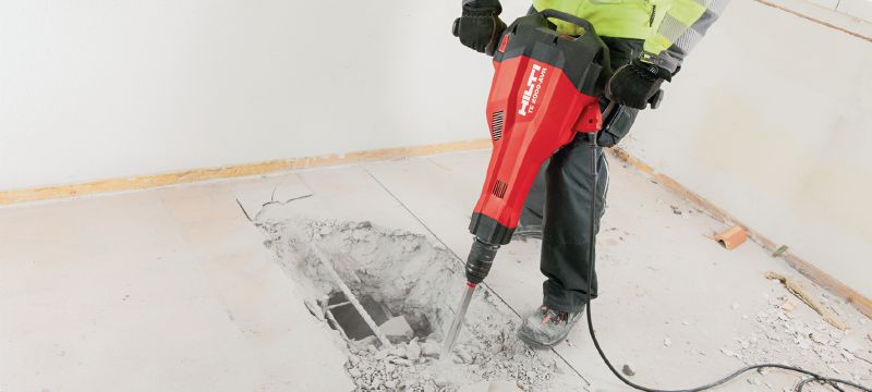 Elektrische TE 2000-AVR drilboor Krachtige en buitengewoon lichte TE-S-hak- en breekhamer voor beton en sloopwerk Toepassingen 1