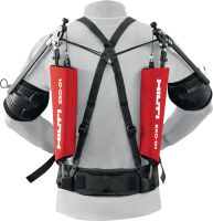 EXO-O1 Bovenhoofds exoskelet Passief exoskelet om de druk op schouders en armen te verlichten tijdens installatiewerkzaamheden boven hoofdhoogte
