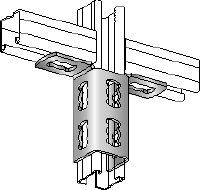 MQV-2/2 D railverbinder Verzinkte flexibele railverbinder voor tweedimensionale structuren
