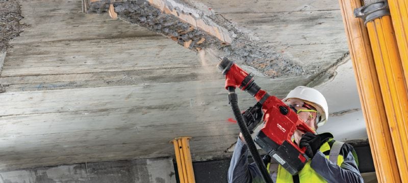 TE 500-A36 SDS Max hak- en breekhamer Veelzijdige snoerloze SDS Max (TE-Y) muurbreekhamer voor beitelwerk in beton en metselwerk, met Actieve Vibratie Reductie (AVR) Toepassingen 1