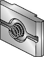 Platte onderlegring DIN 125 M12 HDG Thermisch verzinkte plaat voor het eenvoudiger met één hand bevestigen en aanpassen van MI- en MIQ-verbinders