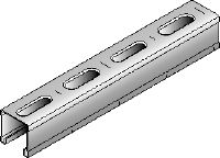 MM-C-30 Rail entretoise MM galvanisé d'une hauteur de 30 mm pour les applications pour charges légères