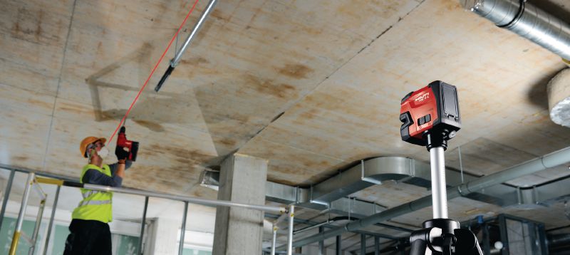 PM 2-L Lijnlaserniveau Lijnlaser met 2 lijnen voor nivelleren, uitlijnen en rechthoeken met rode straal Toepassingen 1