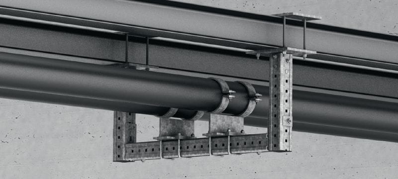 MIB-SH basisplaat Thermisch verzinkte basisplaat voor het bevestigen van MI-balken met staal Toepassingen 1