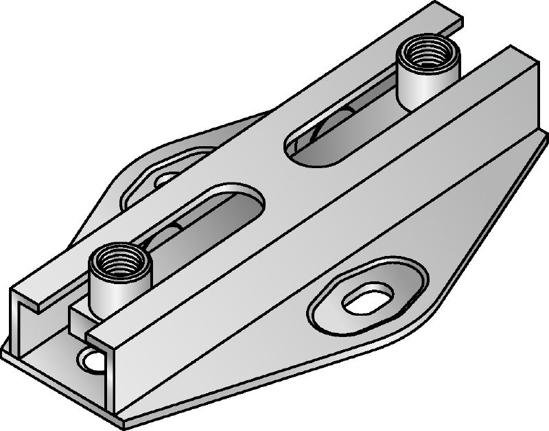 MRG-D6 Rolverbinder (dubbel) Premium verzinkte dubbele rolverbinder voor zware verwarmings- en koelingstoepassingen