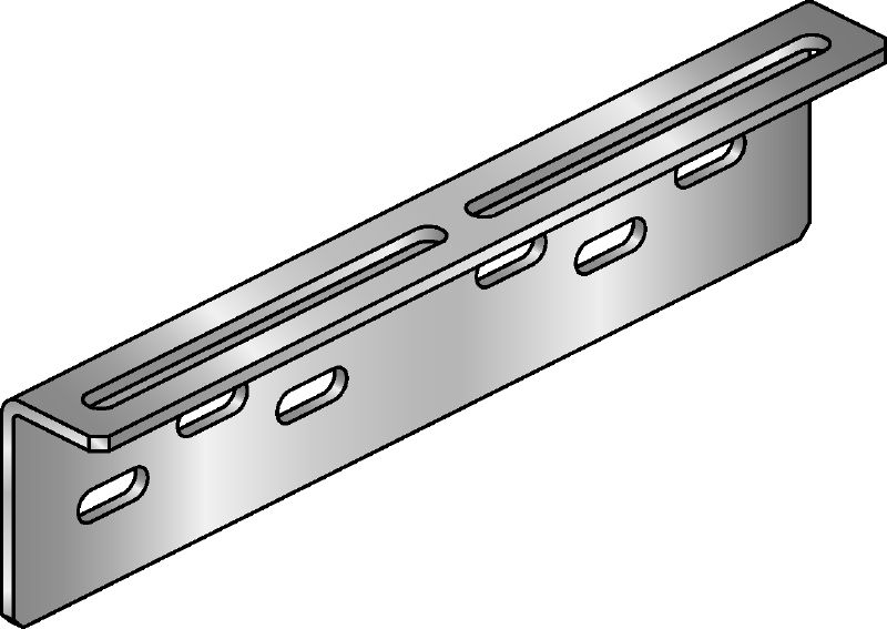 MIC-UB verbinder Thermisch verzinkte verbinder om u-bouten met een grotere instelbaarheid aan MI-draagbalken te bevestigen