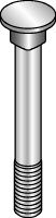 Geleidingsmof MFT-GS 6,5x10 A2 Thermisch verzinkte schroef voor het eenvoudiger met één hand bevestigen en aanpassen van MI- en MIQ-verbinders
