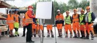 Training voor wapeningsinstallateurs Praktijktraining voor wapeninginstallateurs en voormannen die gaat over de beste methoden en veiligheidsoverweging wanneer u werkt met achter geïnstalleerde wapening Toepassingen 2