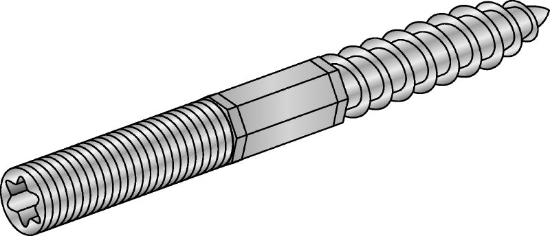 Verzinkte hangerbout 4.6 met Torx-kop Verzinkte hangerbout met staalgradatie 4.6 and Torx-kop