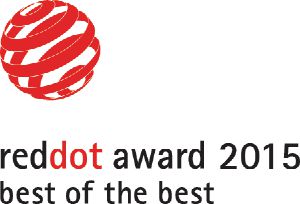                Dit product is bekroond met de "Best of the Best" Red Dot ontwerponderscheiding.            