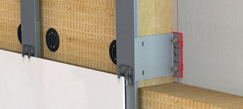 Console FOX VI L Patte-équerre murale polyvalente pour l'installation de structures de façade pare-pluie Applications 1