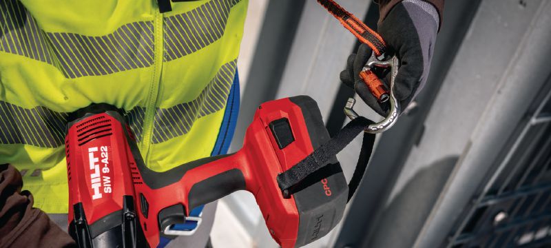 Boulonneuse à choc sans fil 3/4 SIW 9-A22 Boulonneuse à choc à couple élevé de 22 V de classe supérieure avec enclume 3/4 pour l'ancrage et le boulonnage. Applications 1