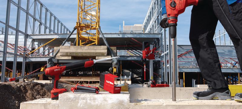 HIT-RE 500 V3 Epoxyanker Ultieme injecteerbare epoxymortel met goedkeuringen voor wapeningverbindingen en ankers voor zware toepassingen Toepassingen 1