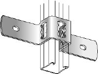 MQB-F klem (schoor op beton) Thermisch verzinkte (HDG) klem om MQ-veerprofielen aan beton te bevestigen