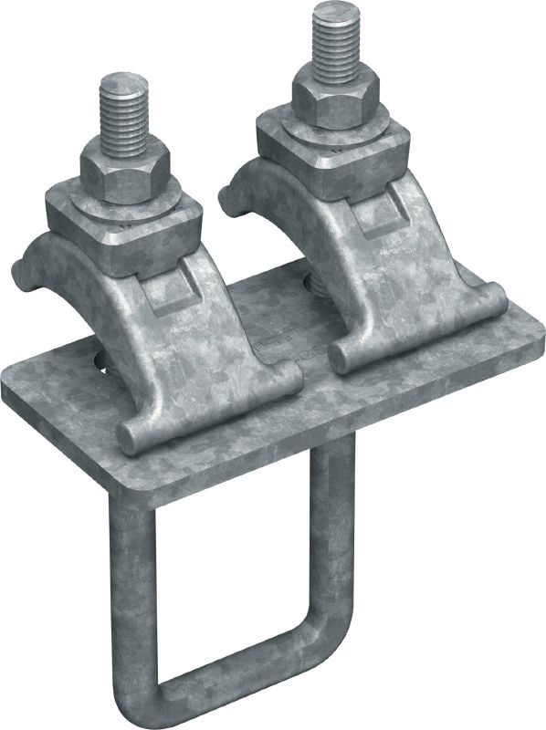 MT-BC-GS T Balkklem Balkklem voor het bevestigen van MT-70 en MT-80-liggers aan stalen balken, voor buitengebruik met geringe vervuiling