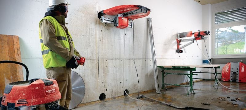 Lame de scie murale Equidist SPX LCS silencieuse (60H : compatible avec Hilti et Husqvarna®) Lame de scie murale Ultimate (5 à 10 kW) pour une vitesse de coupe élevée, une durée de vie accrue et une réduction du bruit (le mandrin 60H s'adapte sur les scies murales Hilti et Husqvarna®) Applications 1