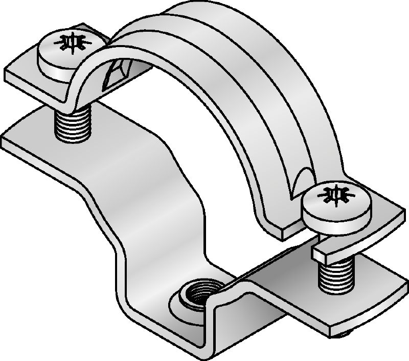 ME-SAS 38-60 Collier d'espacement pour fixer jusqu’à 3 câbles avec une plage de serrage de 38 à 60 mm